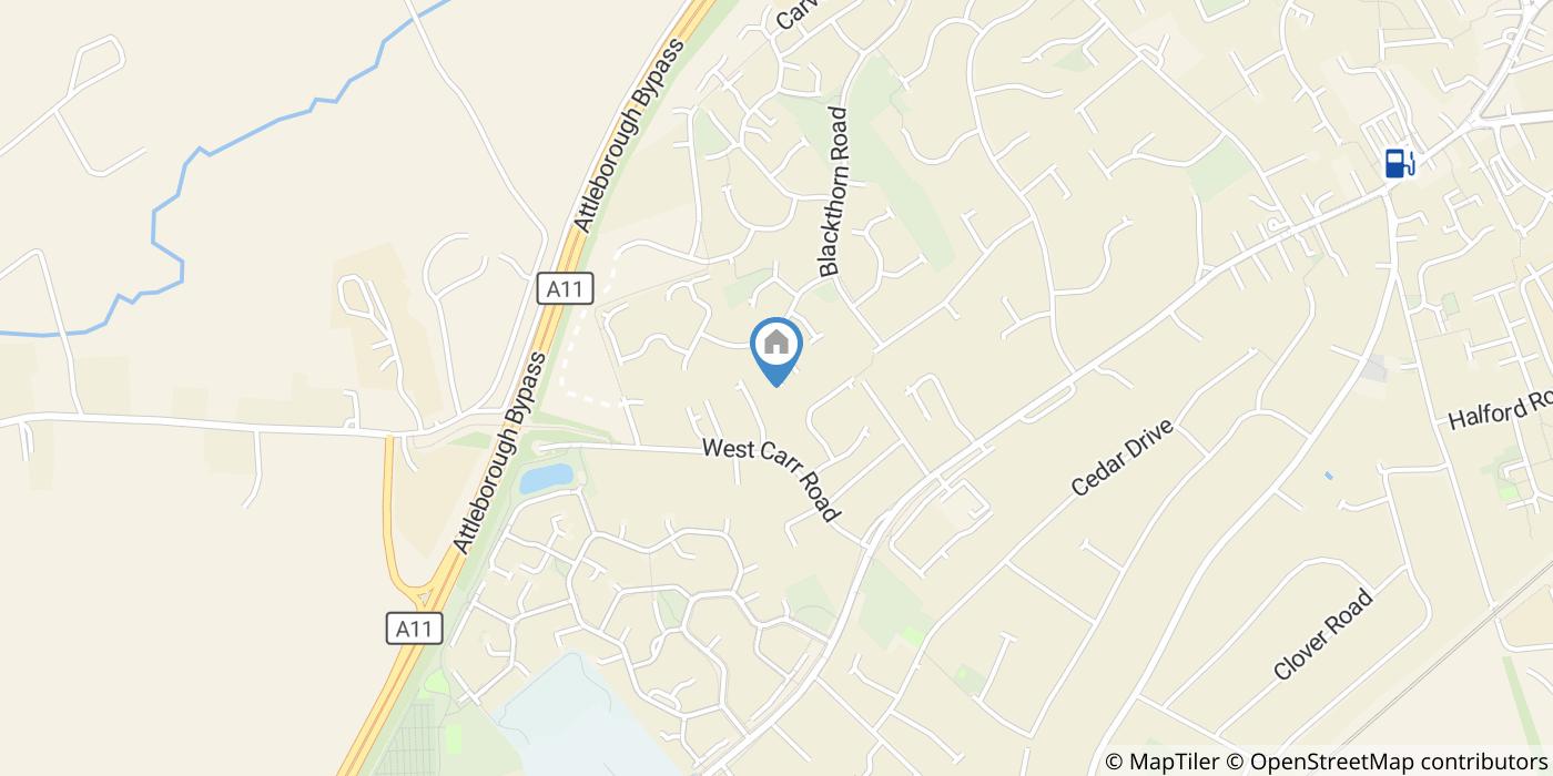 2 Bed End Terrace, Speedwell Close, NR17