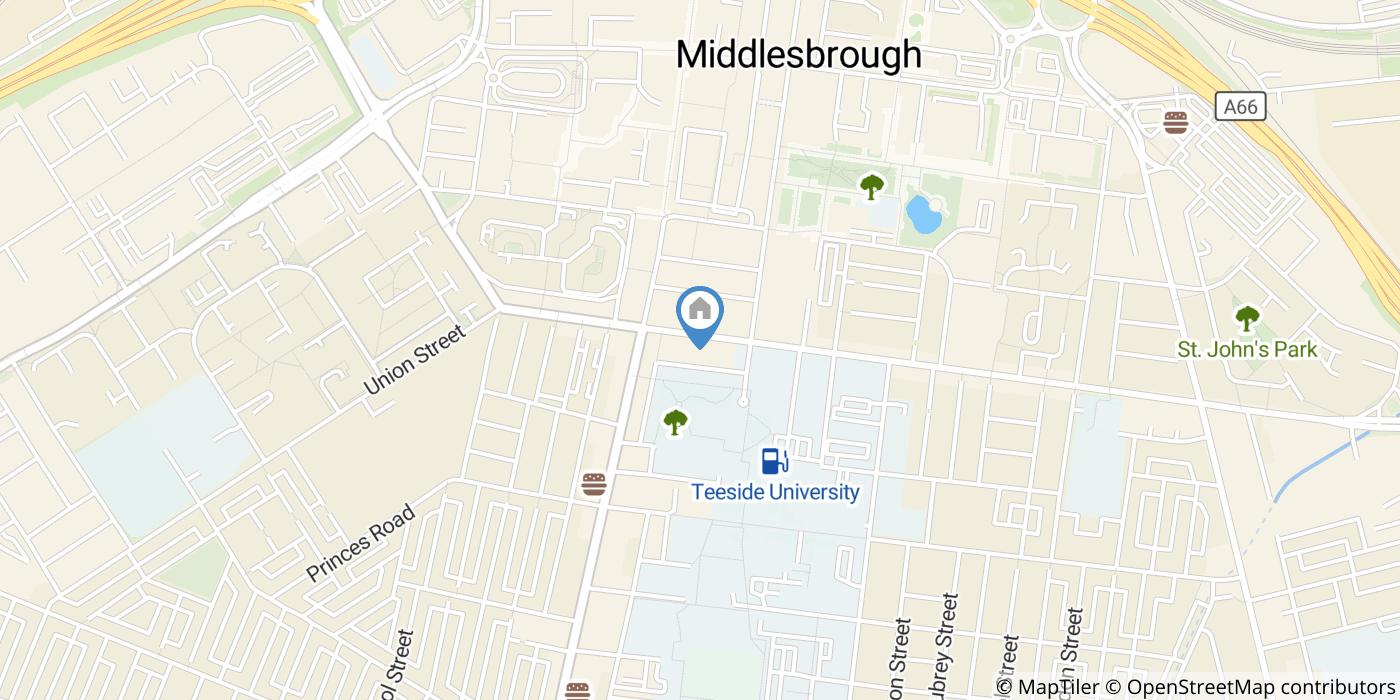 1 Bed Flat, Borough Road, TS1