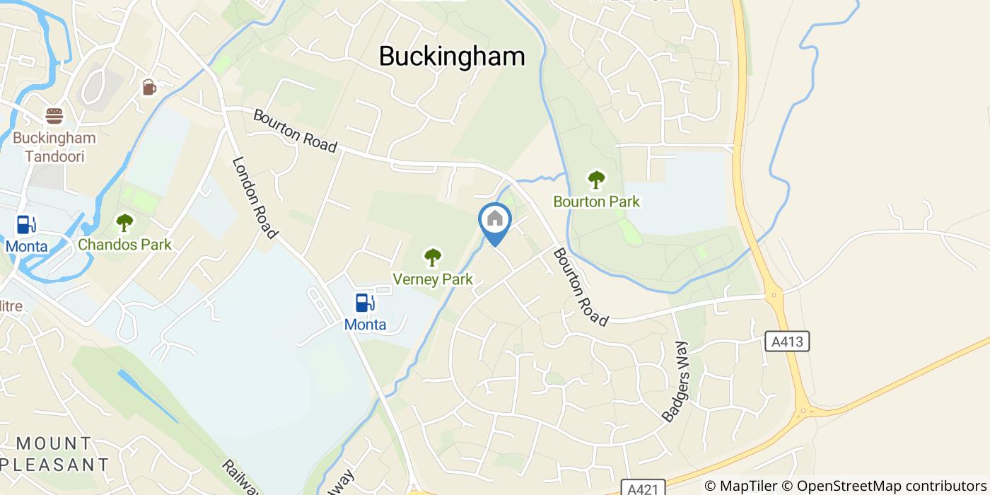 4 Bed Semi-Detached House, Otters Brook, MK18