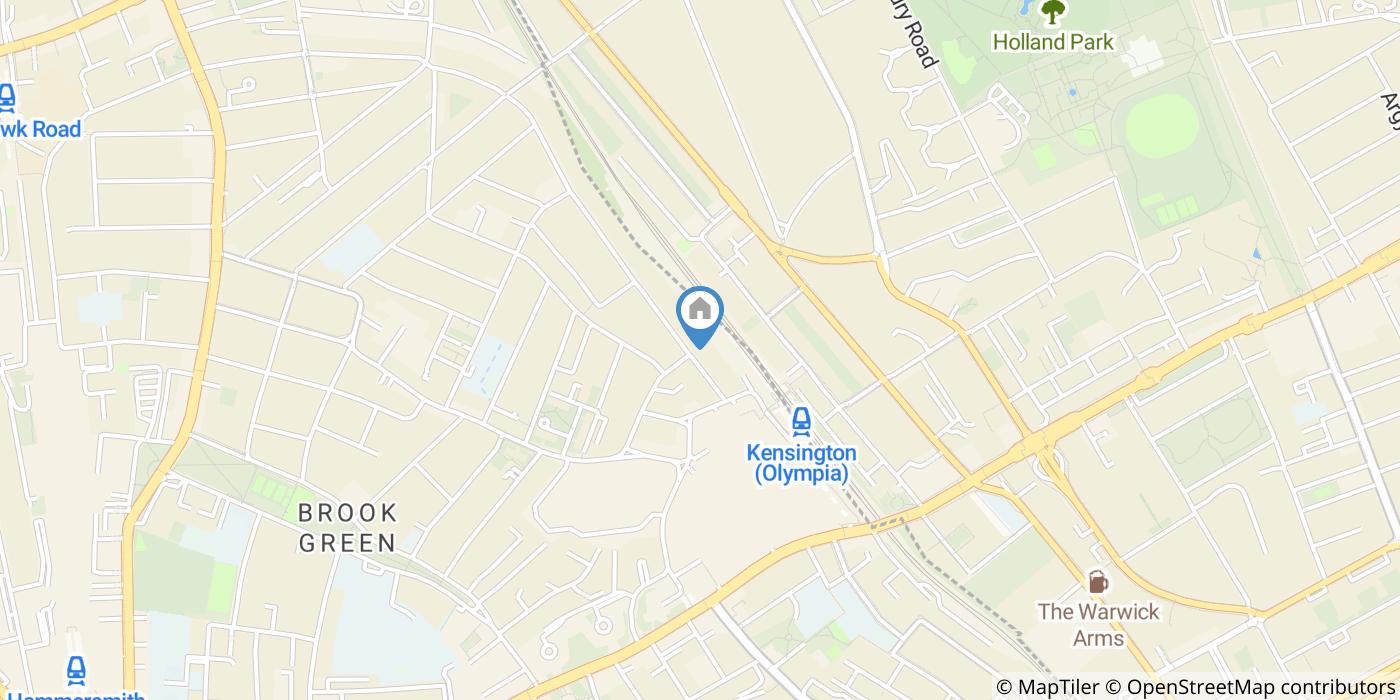 2 Bed Penthouse, Sinclair Road, W14