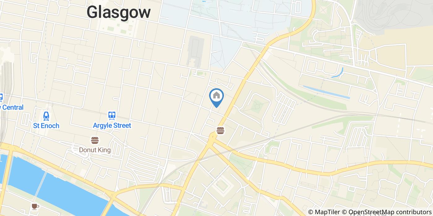 2 Bed Flat, Walls Street, G1