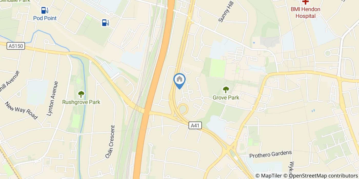 3 Bed Flat, Hunters  Court, NW4