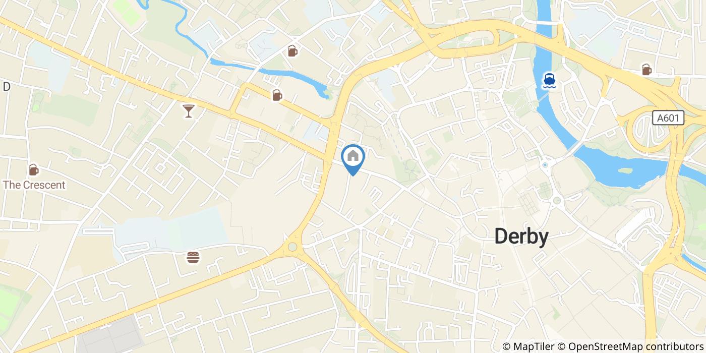 1 Bed Flat, Friar Gate, DE1