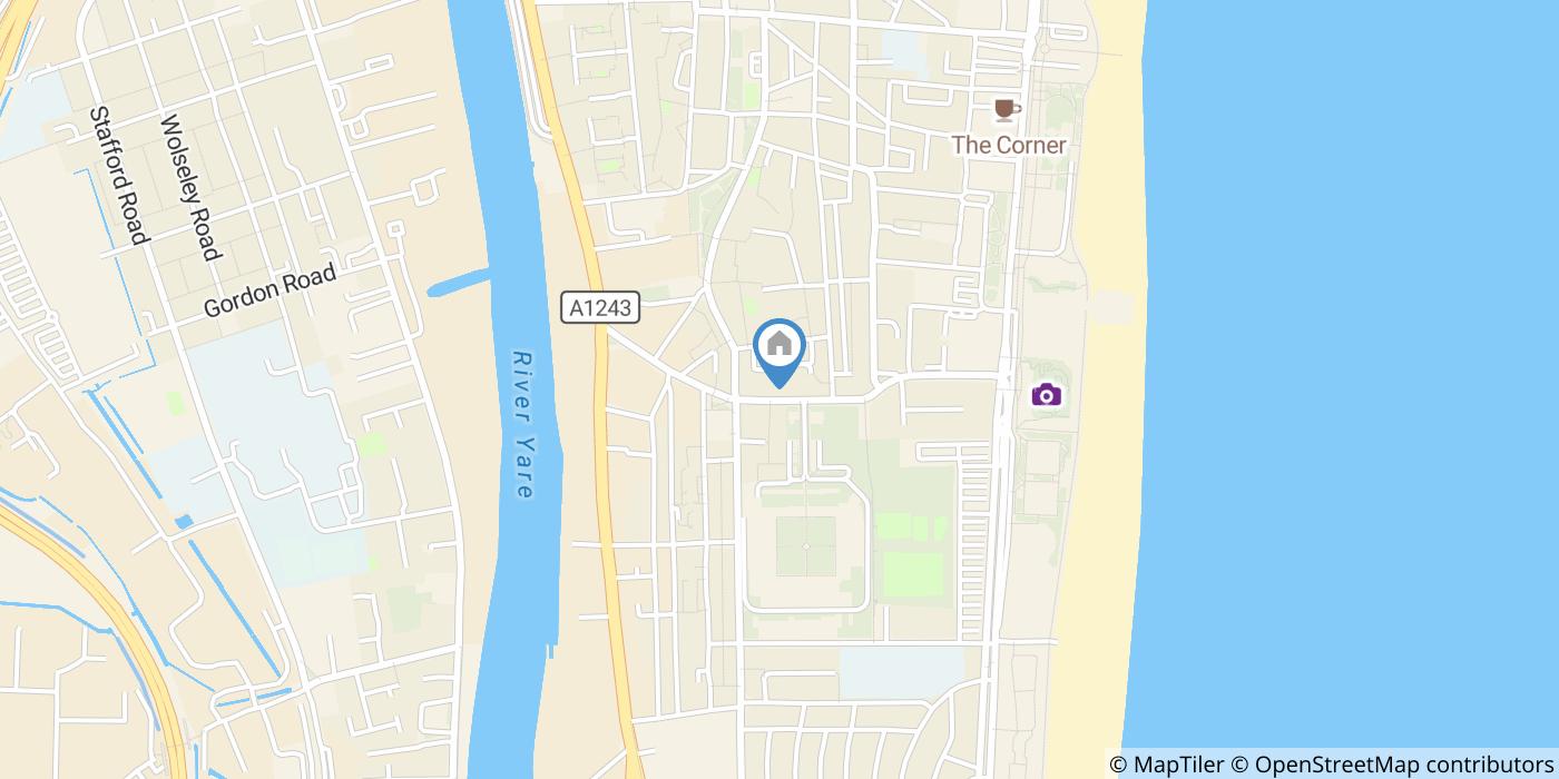 1 Bed Flat, Queens Court, NR30