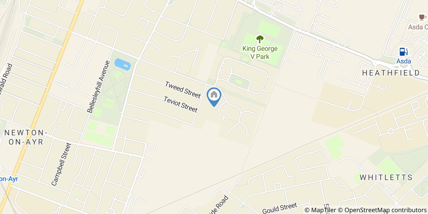 2 Bed Flat, Mccolgan Place, KA8