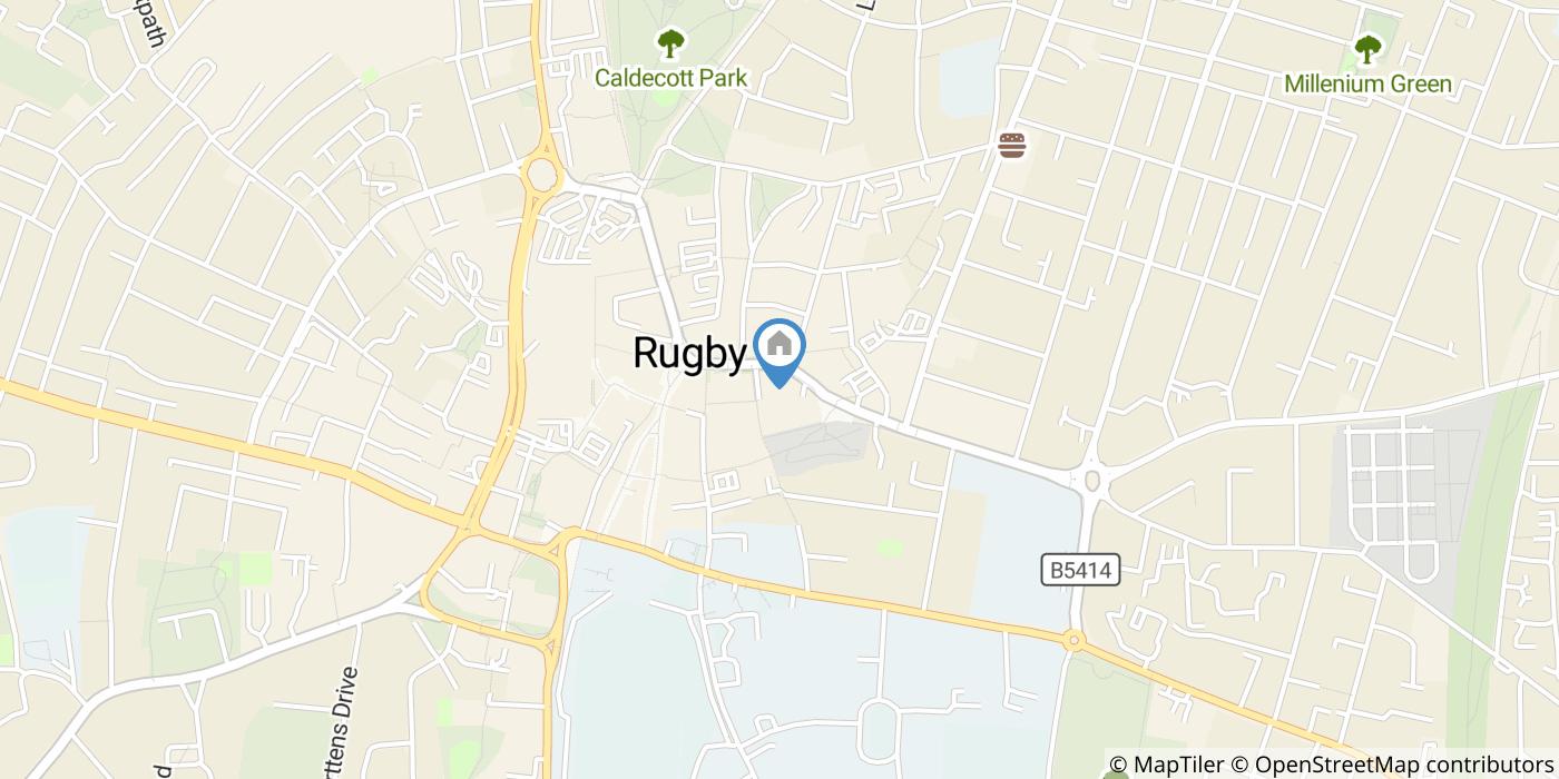 1 Bed Flat, Rugby, CV21