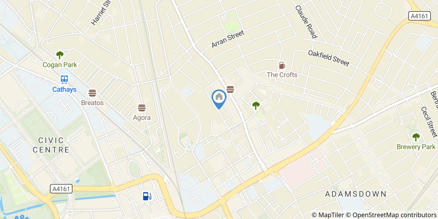 Studio Flat, Bedford Street Roath, CF24