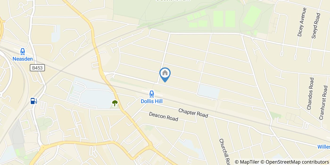 4 Bed Semi-Detached House, Burnley Road, NW10