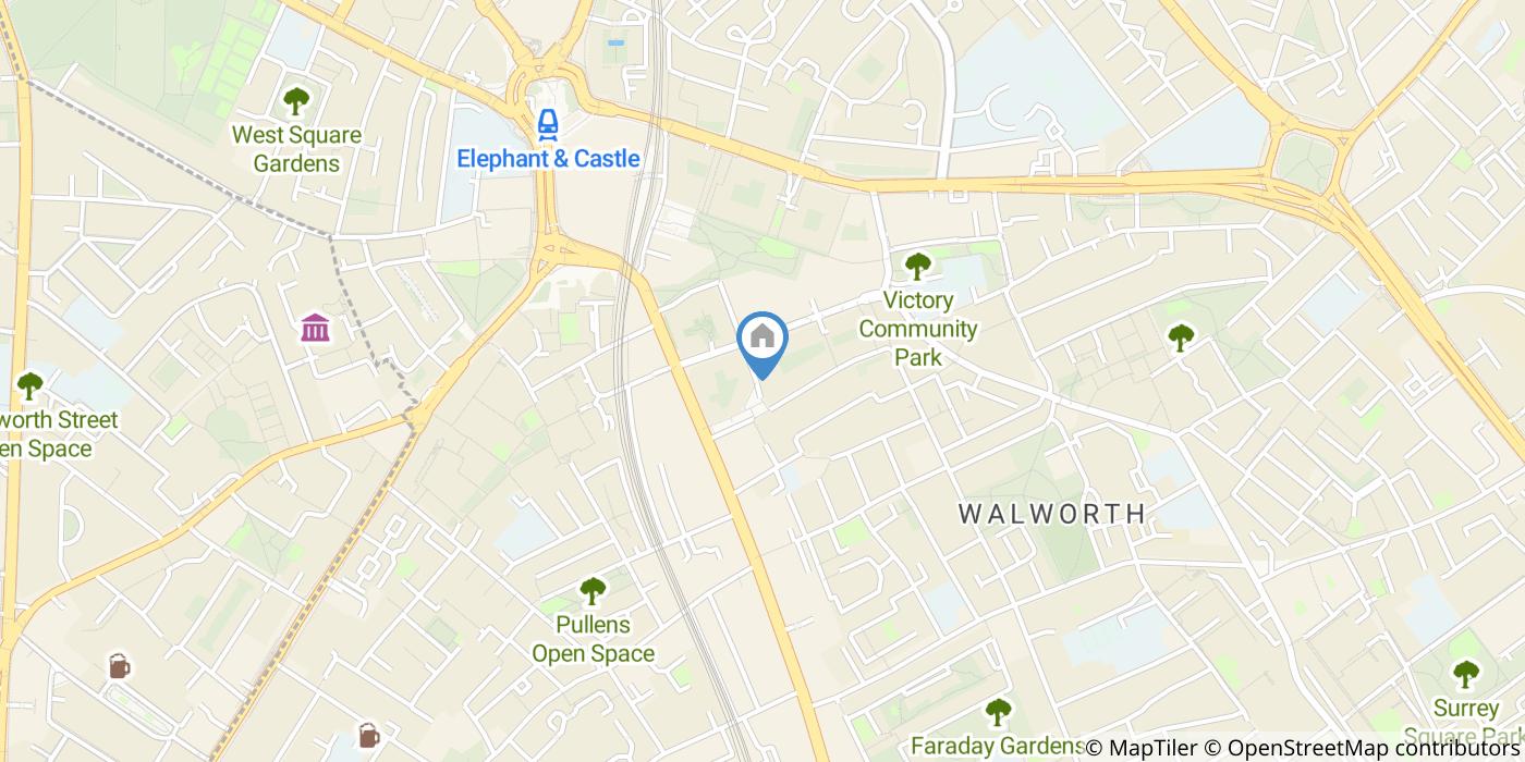 1 Bed Flat, Baldwin Point, SE17