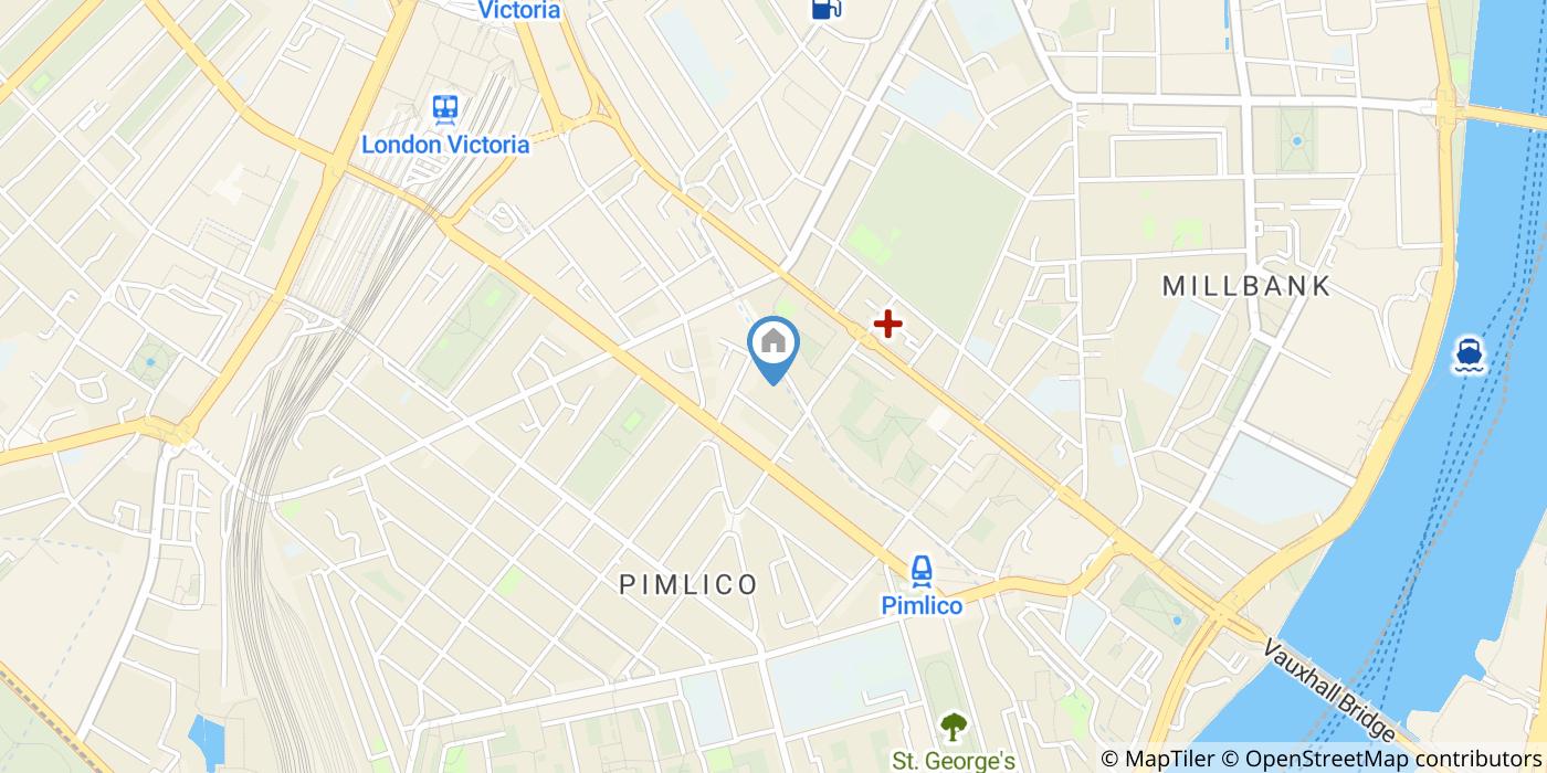 Studio Flat, Tachbrook Street, SW1V