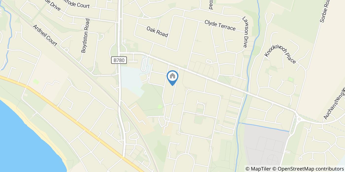 3 Bed Terraced House, Central Avenue, KA22