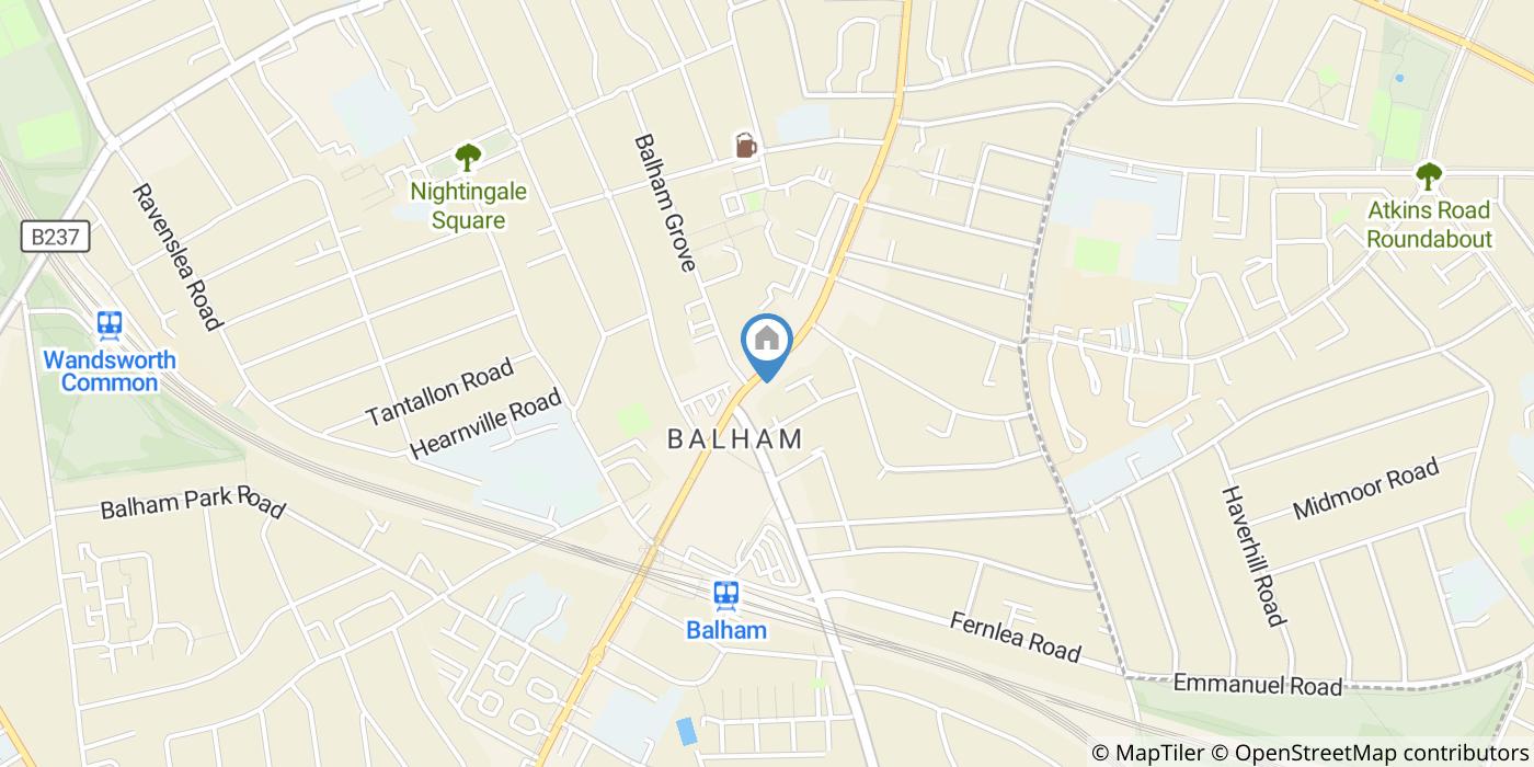 Studio Flat, Balham High Road, SW12