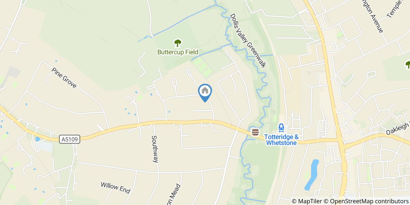6 Bed Semi-Detached House, West Hill Way, N20