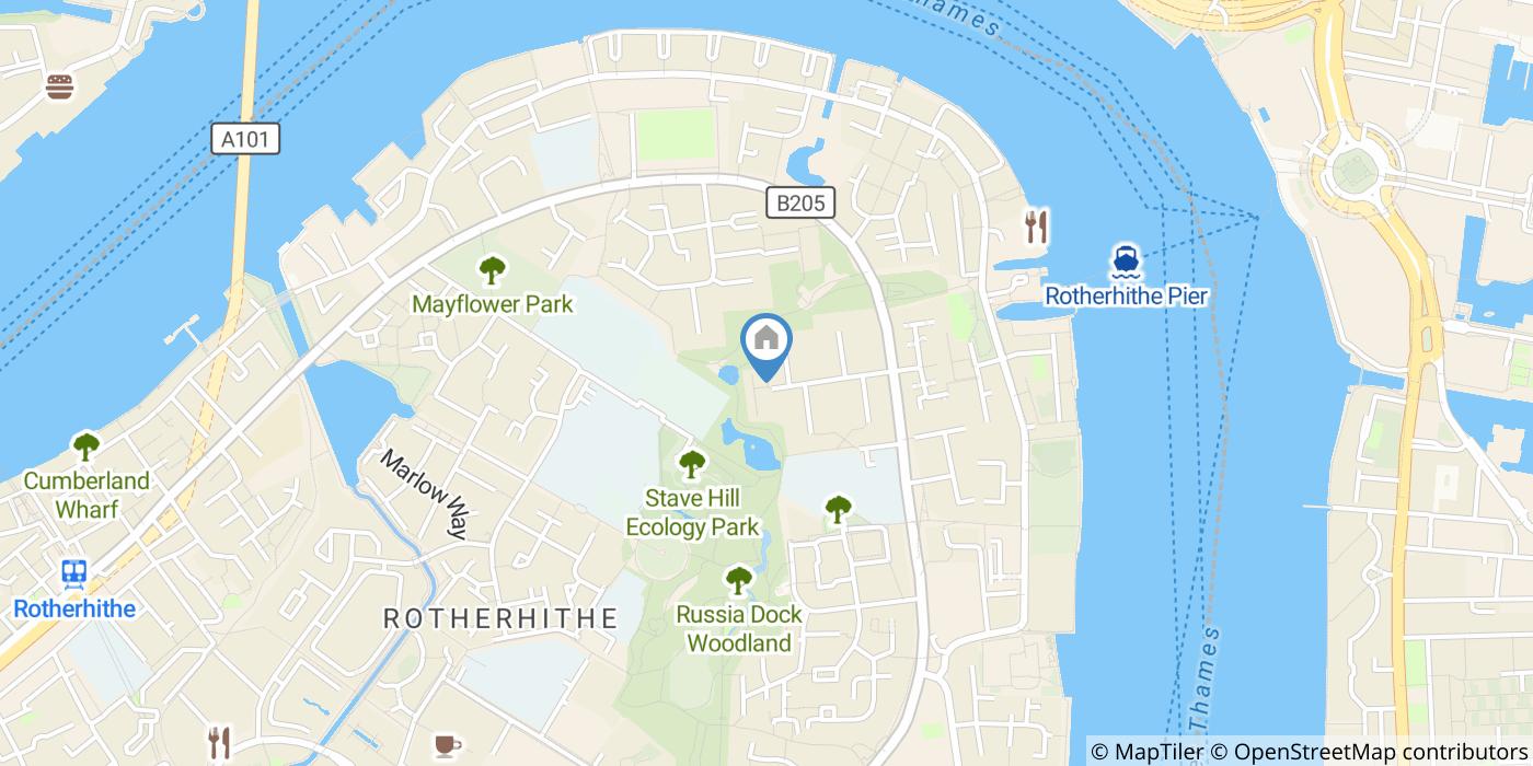 4 Bed Semi-Detached House, Russia Dock Road, SE16