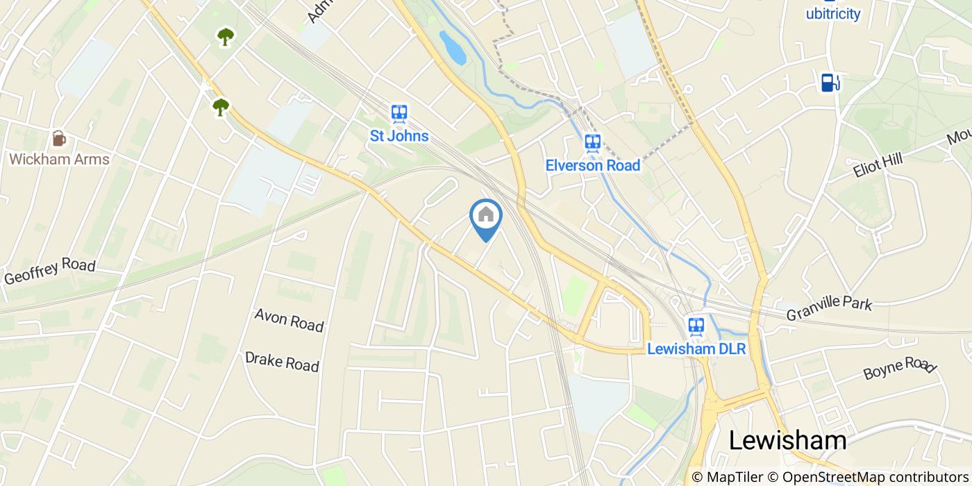 Studio Flat, Sunninghill Rd, SE13