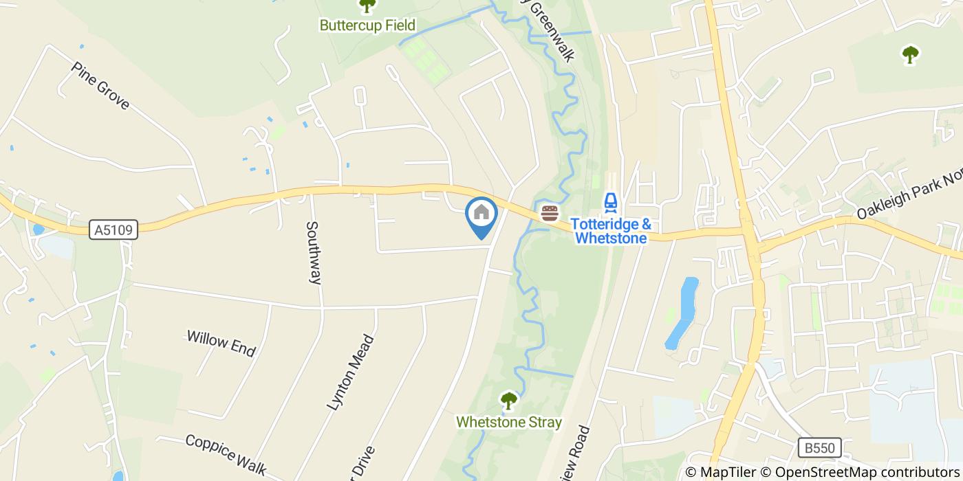 6 Bed Semi-Detached House, Longland Drive, N20