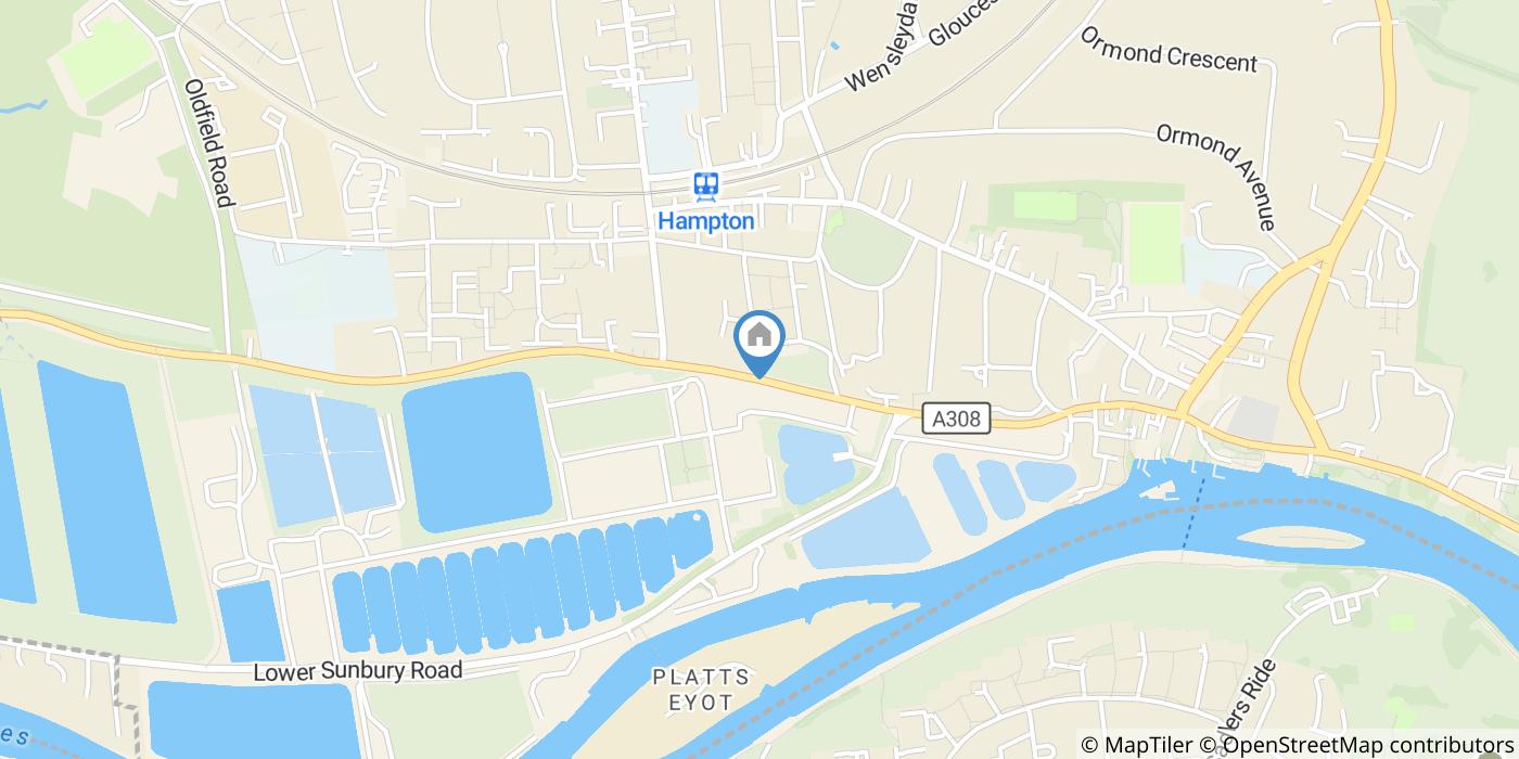 5 Bed Semi-Detached House, Upper Sunbury Road, TW12