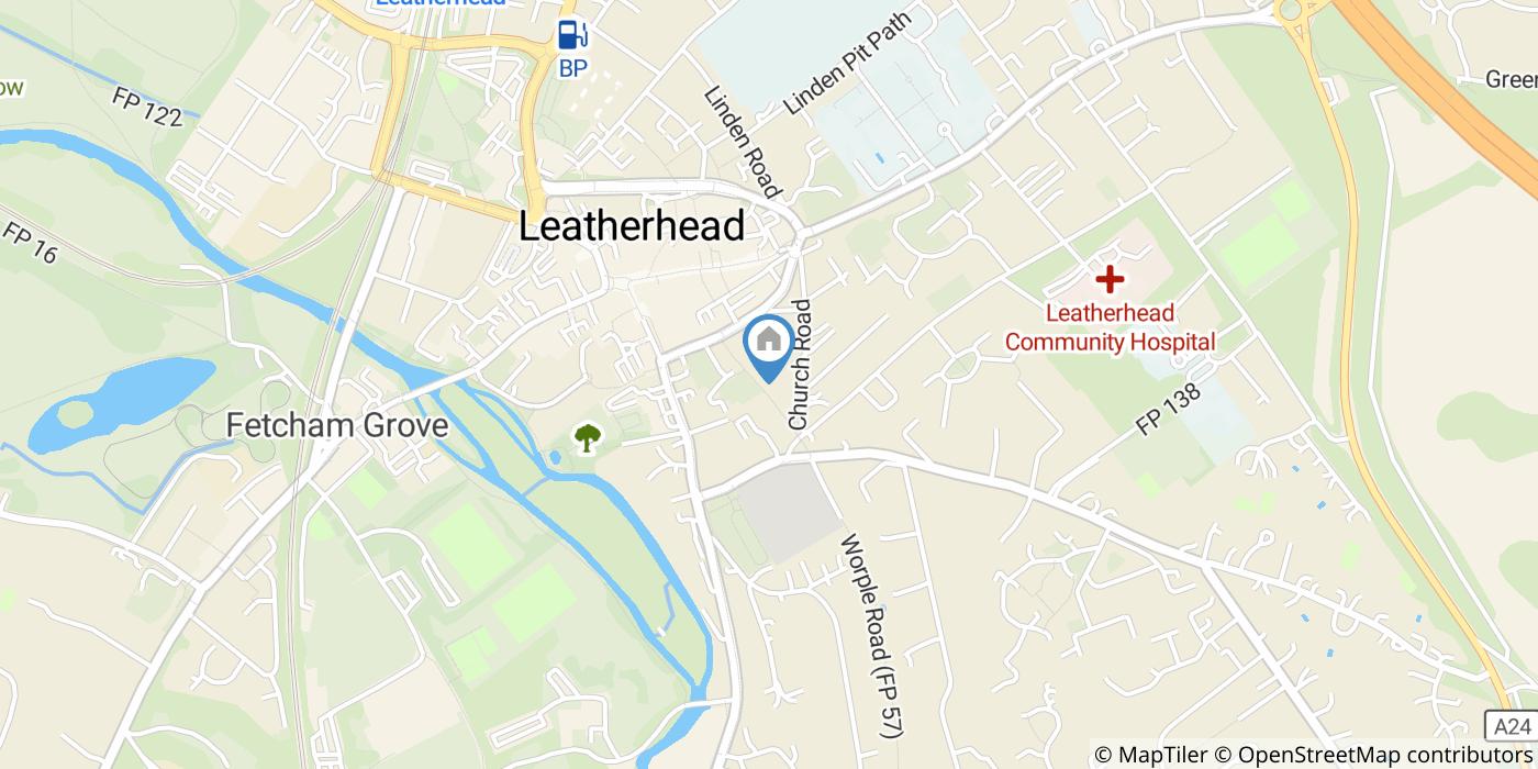 2 Bed Semi-Detached House, Church Walk, KT22