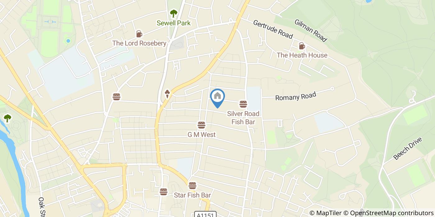 3 Bed Terraced House, Churchill Road, NR3