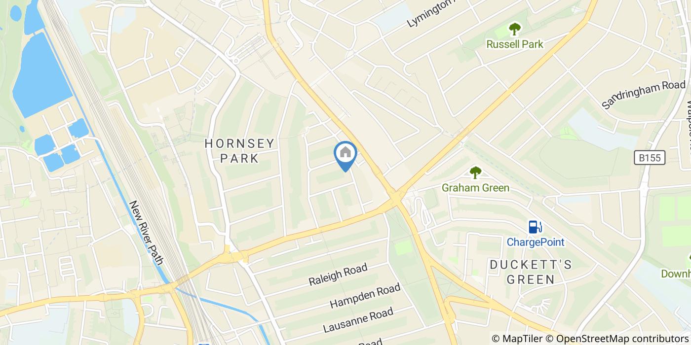 Studio Flat, Waldegrave Road, N8