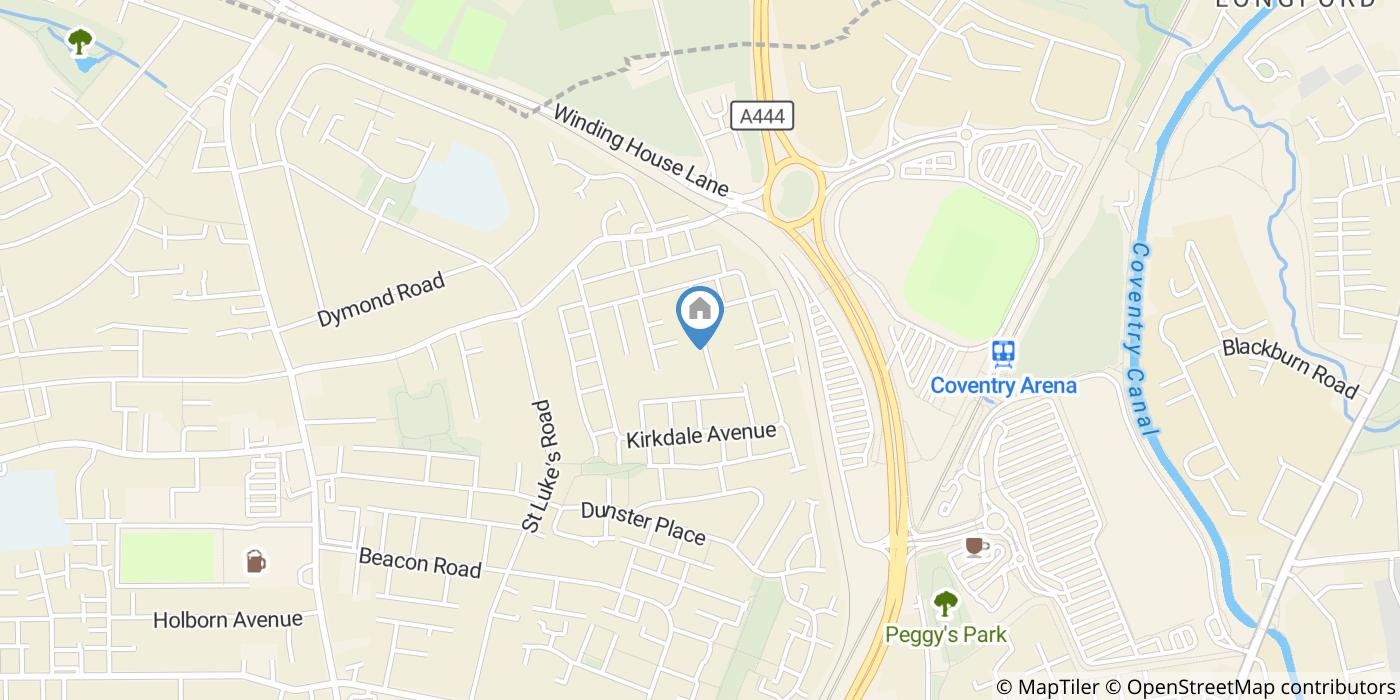 3 Bed Terraced House, Langdale Avenue, CV6