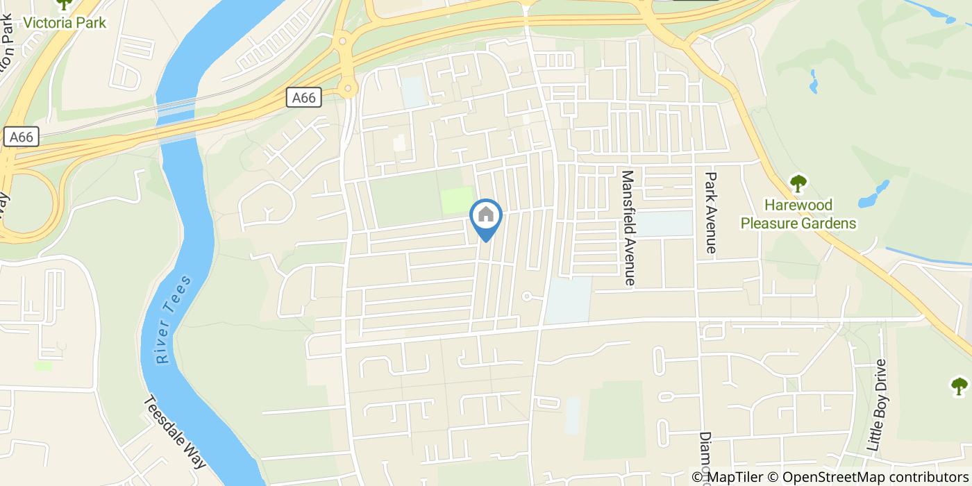 1 Bed Flat, Oxford Road, TS17