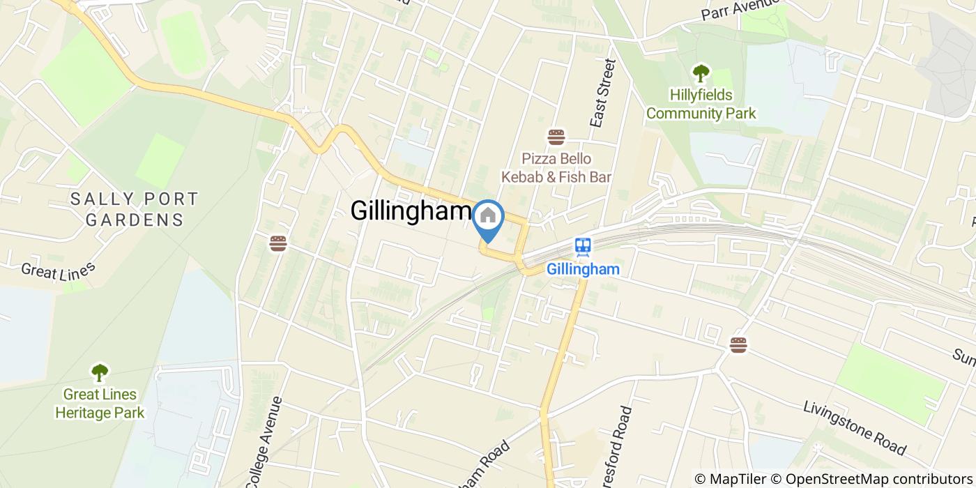 1 Bed Flat, Hunji House, ME7