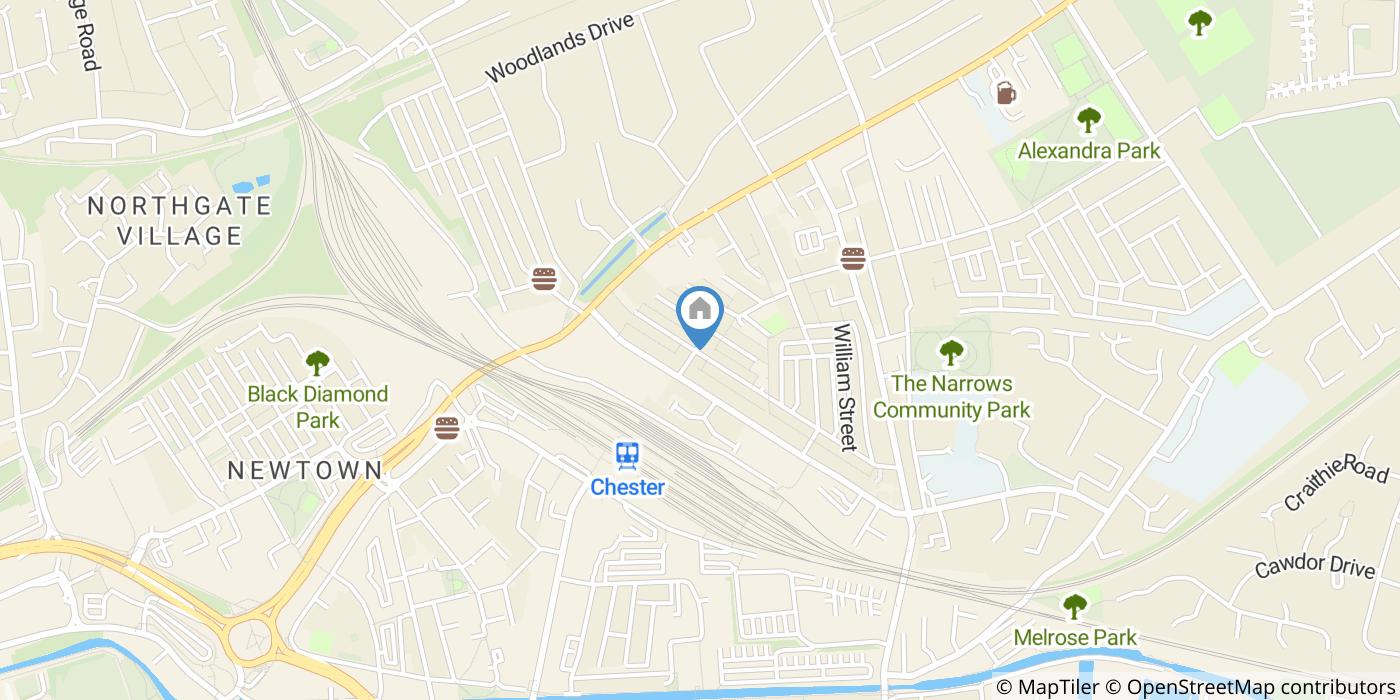 1 Bed Flat, Walker Street, CH2