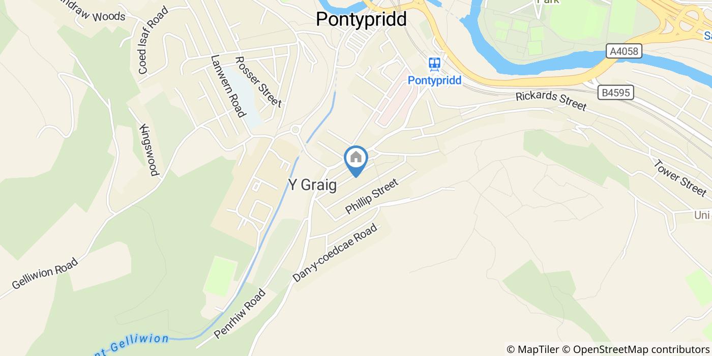 3 Bed Terraced House, Leyshon Street, CF37