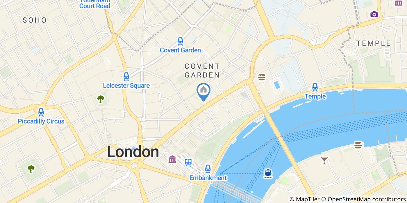 3 Bed Penthouse, Bull Inn Court, WC2R