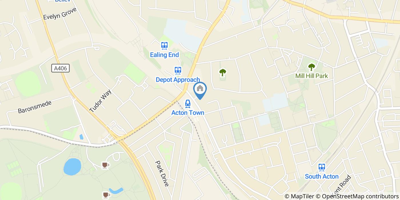 Room in a Shared Flat, Gunnersbury Court, W3