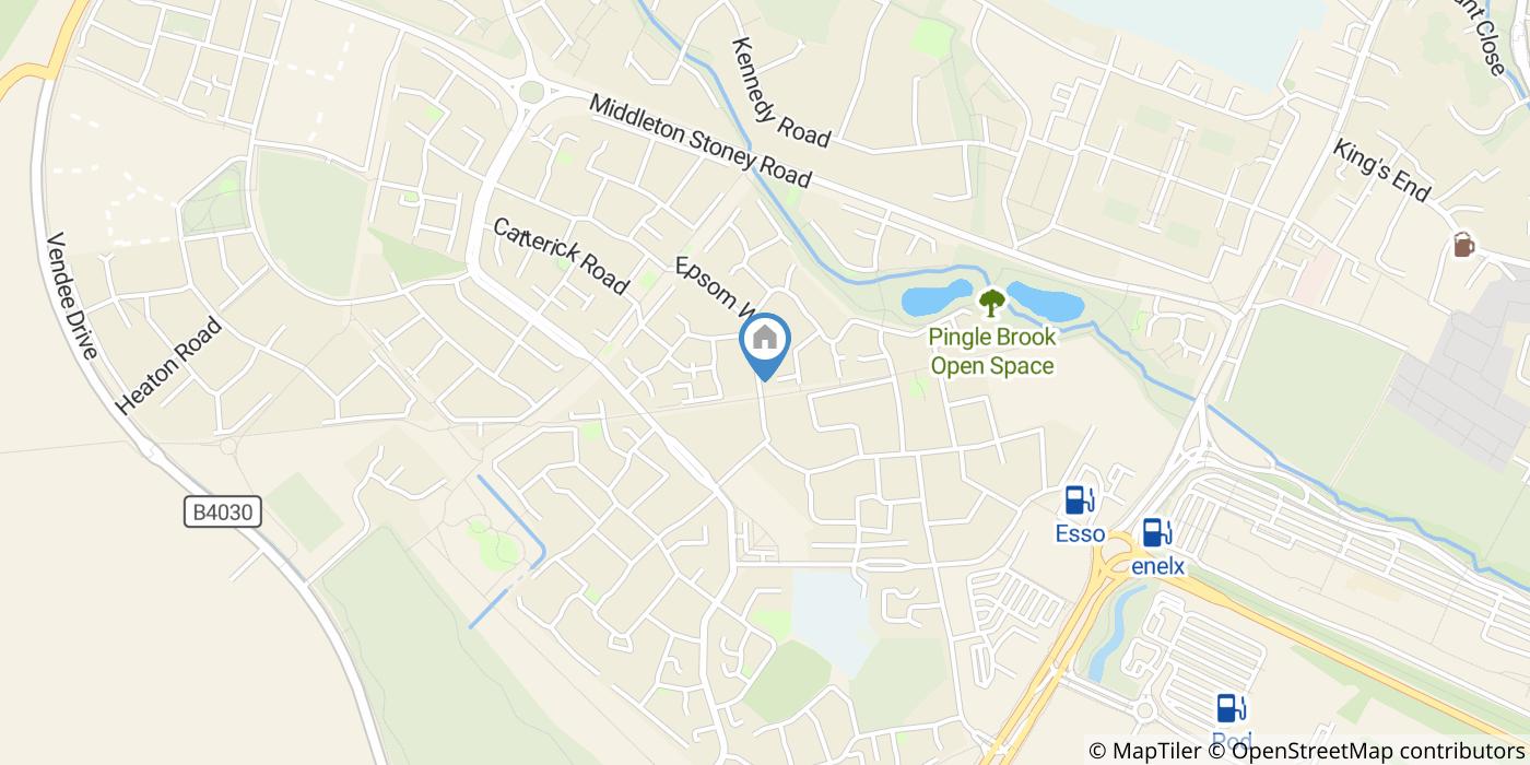 3 Bed Terraced House, Epsom Way, OX26