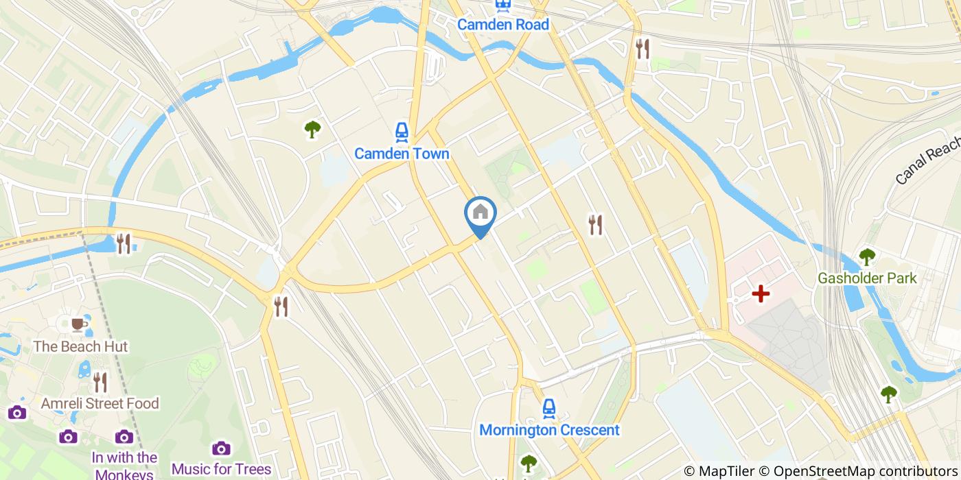 1 Bed Flat, Pratt Street, NW1