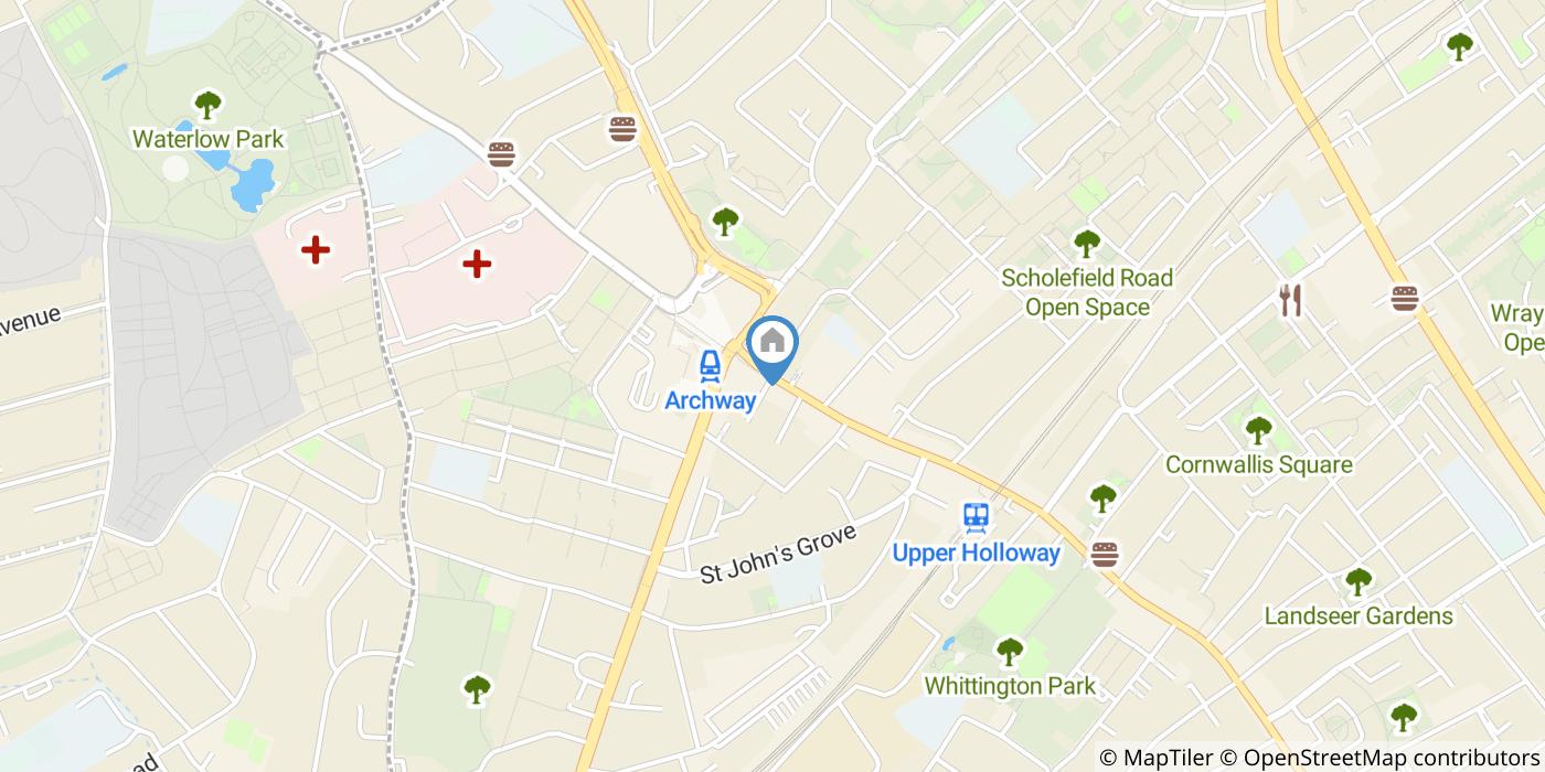 Studio Flat, Holloway Road, N19