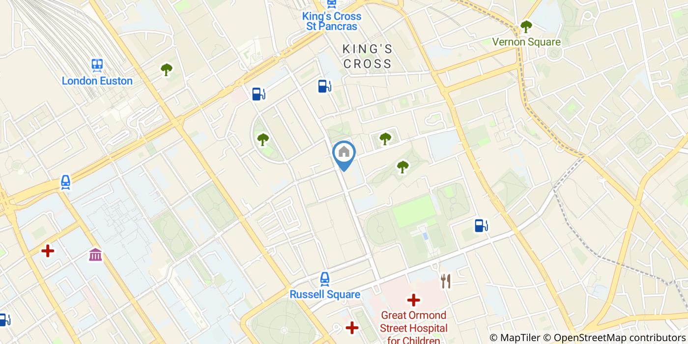 Studio Flat, Jenner House, WC1N