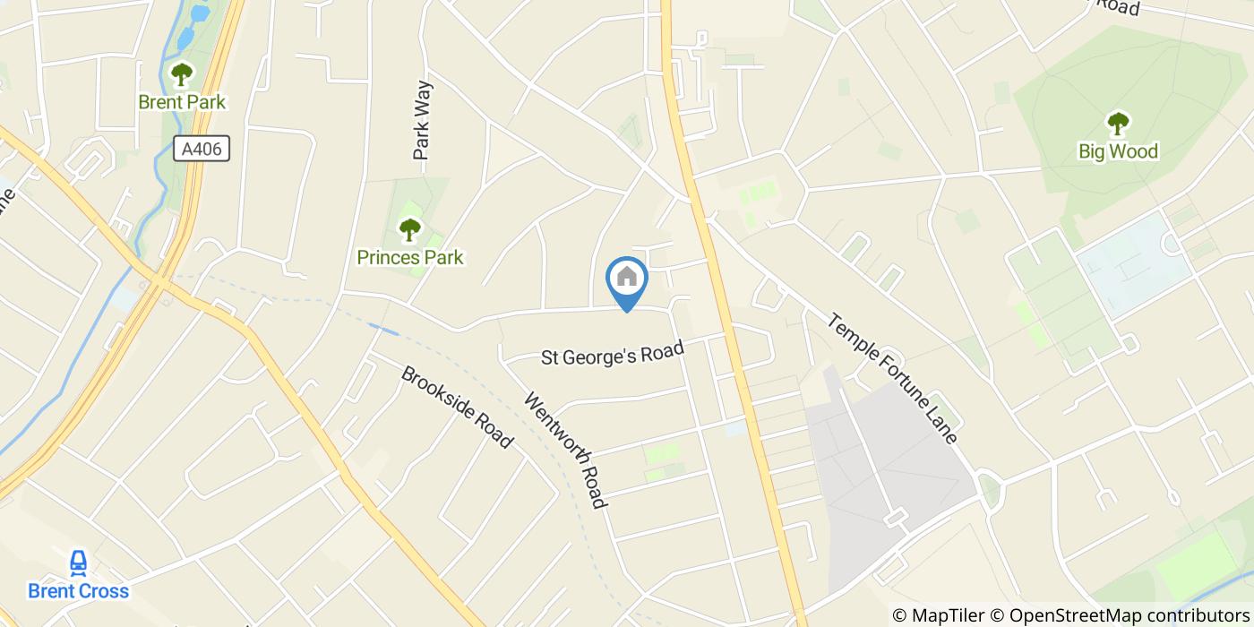 3 Bed Semi-Detached House, Temple Gardens, NW11