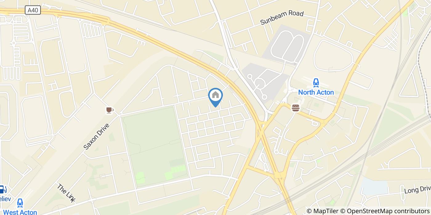 3 Bed Terraced House, Court Way, W3