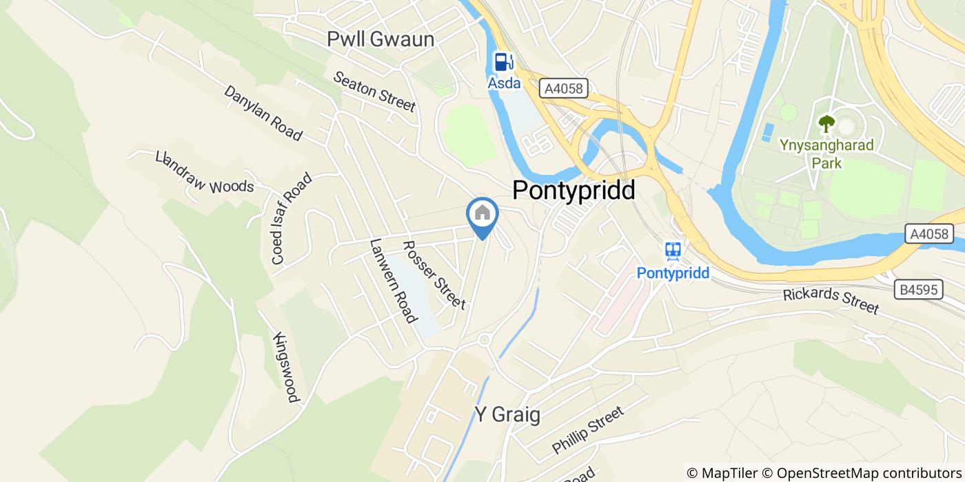 4 Bed Terraced House, Woodland Terrace, CF37