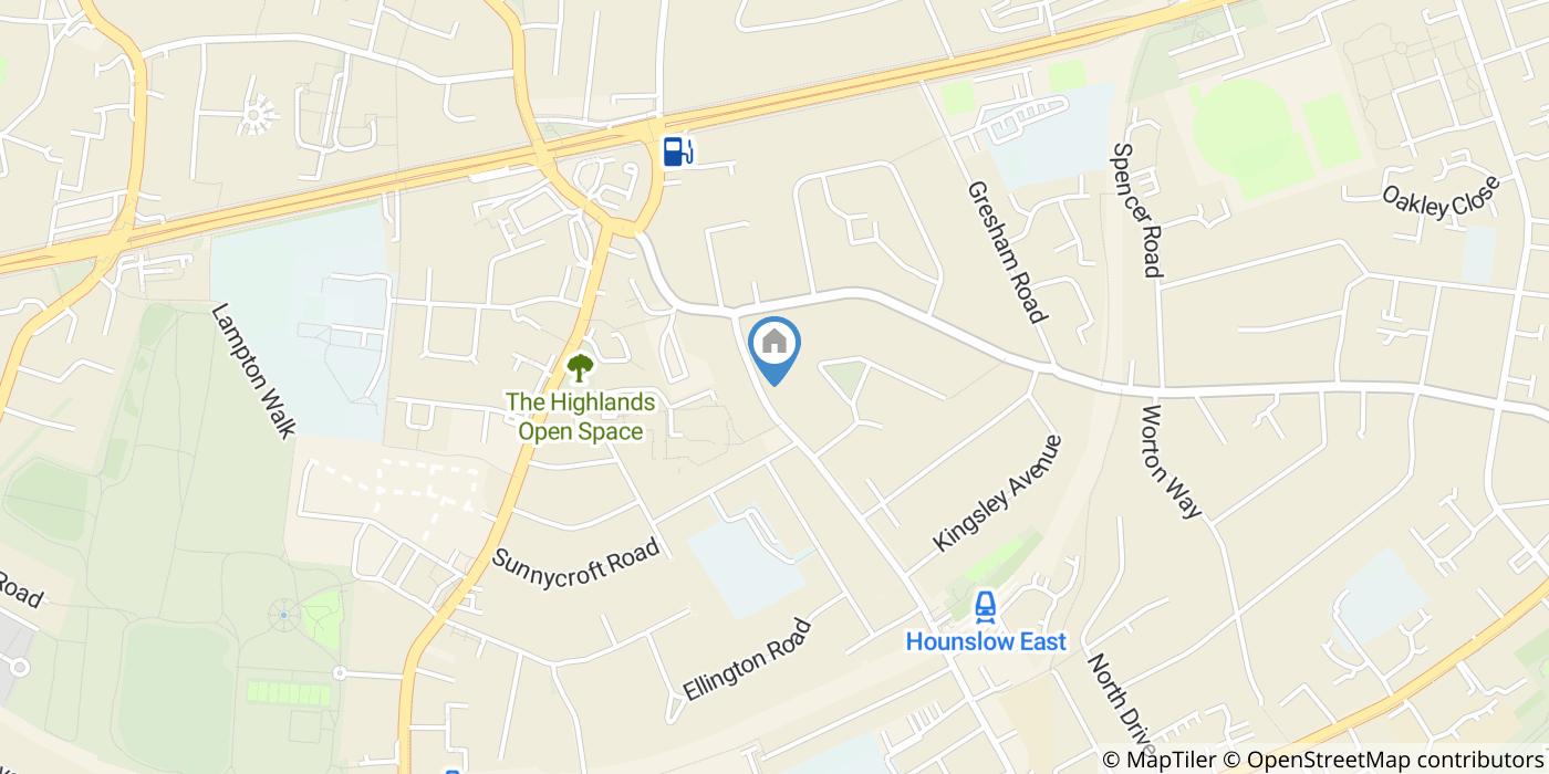 Studio Flat, Hounslow, TW3