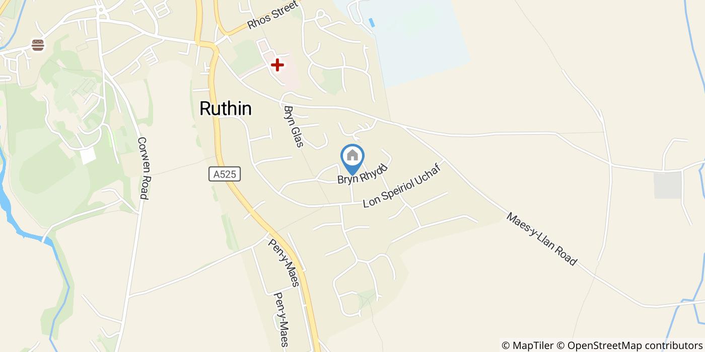 2 Bed Bungalow, Erw Goch, LL15