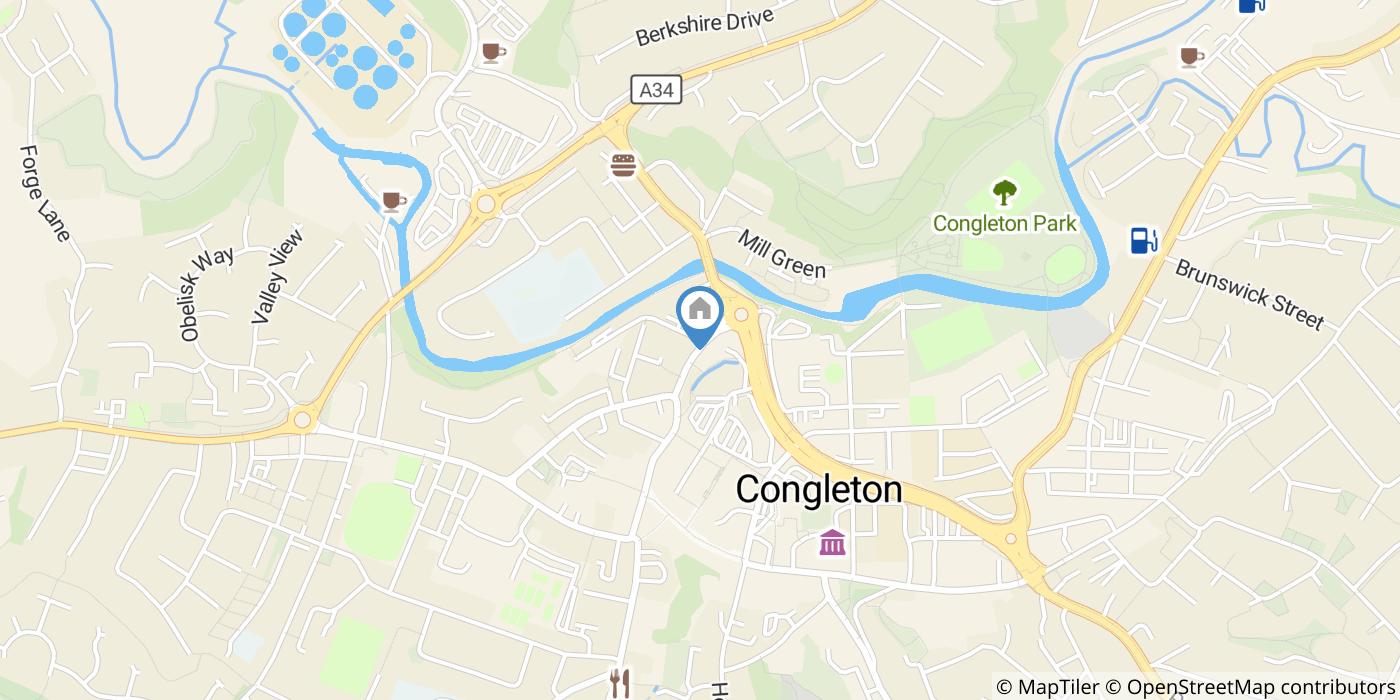 1 Bed Flat, Weavers Cottages, CW12