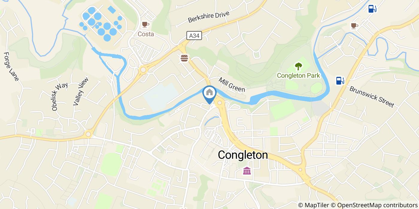 1 Bed Flat, Weavers Cottages, CW12