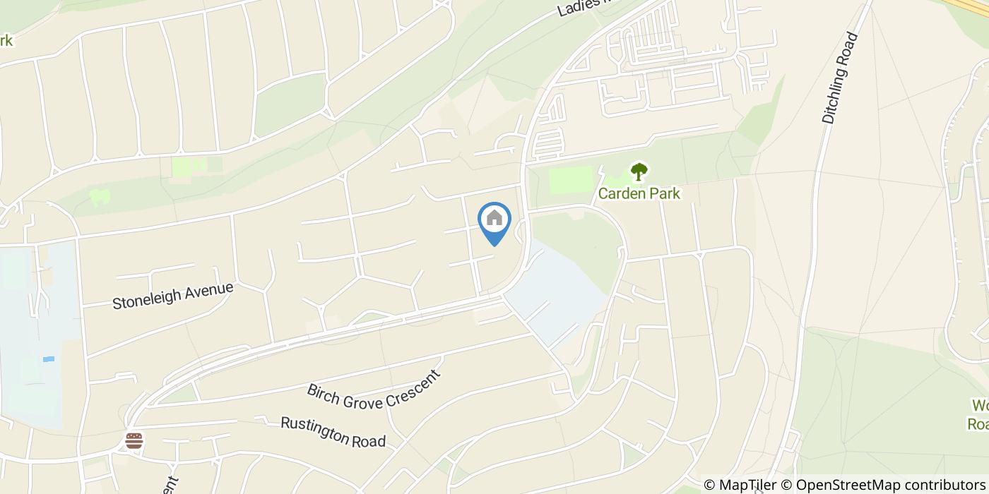 Studio Flat, Midhurst Rise, BN1