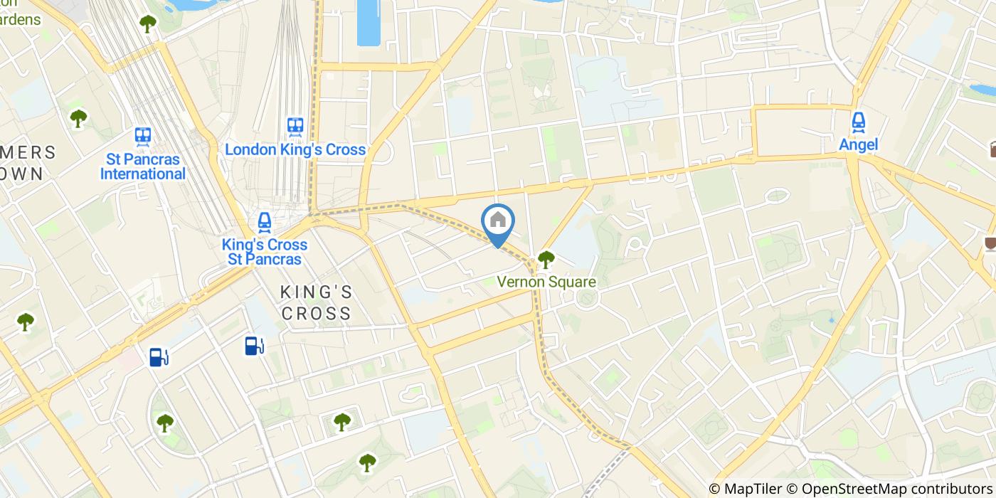 Studio Flat, King's Cross Road, WC1X