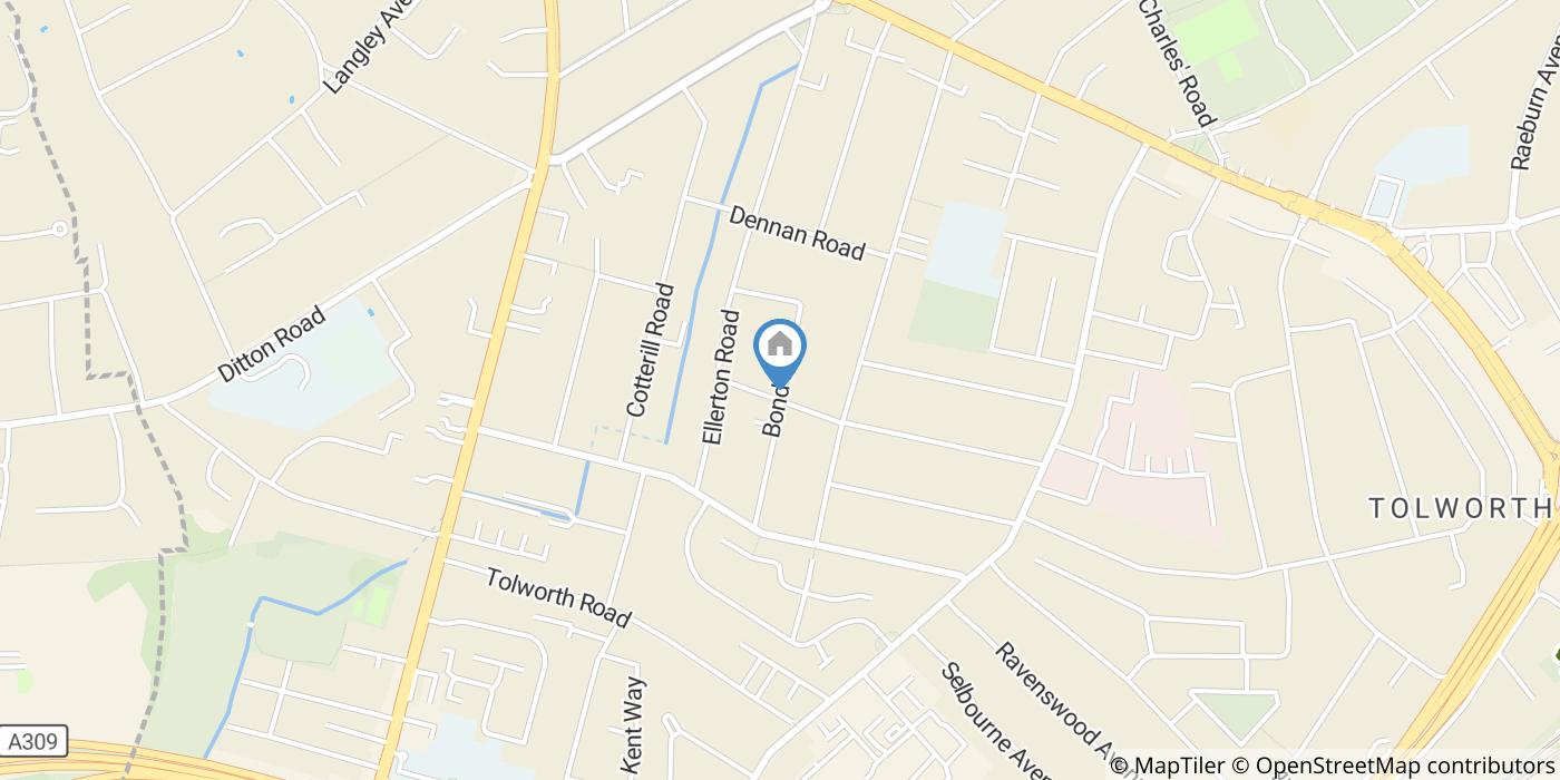 Surbiton - 2 Bed Flat, Tolworth Park Road, KT6 - To Rent Now for £1,795 ...