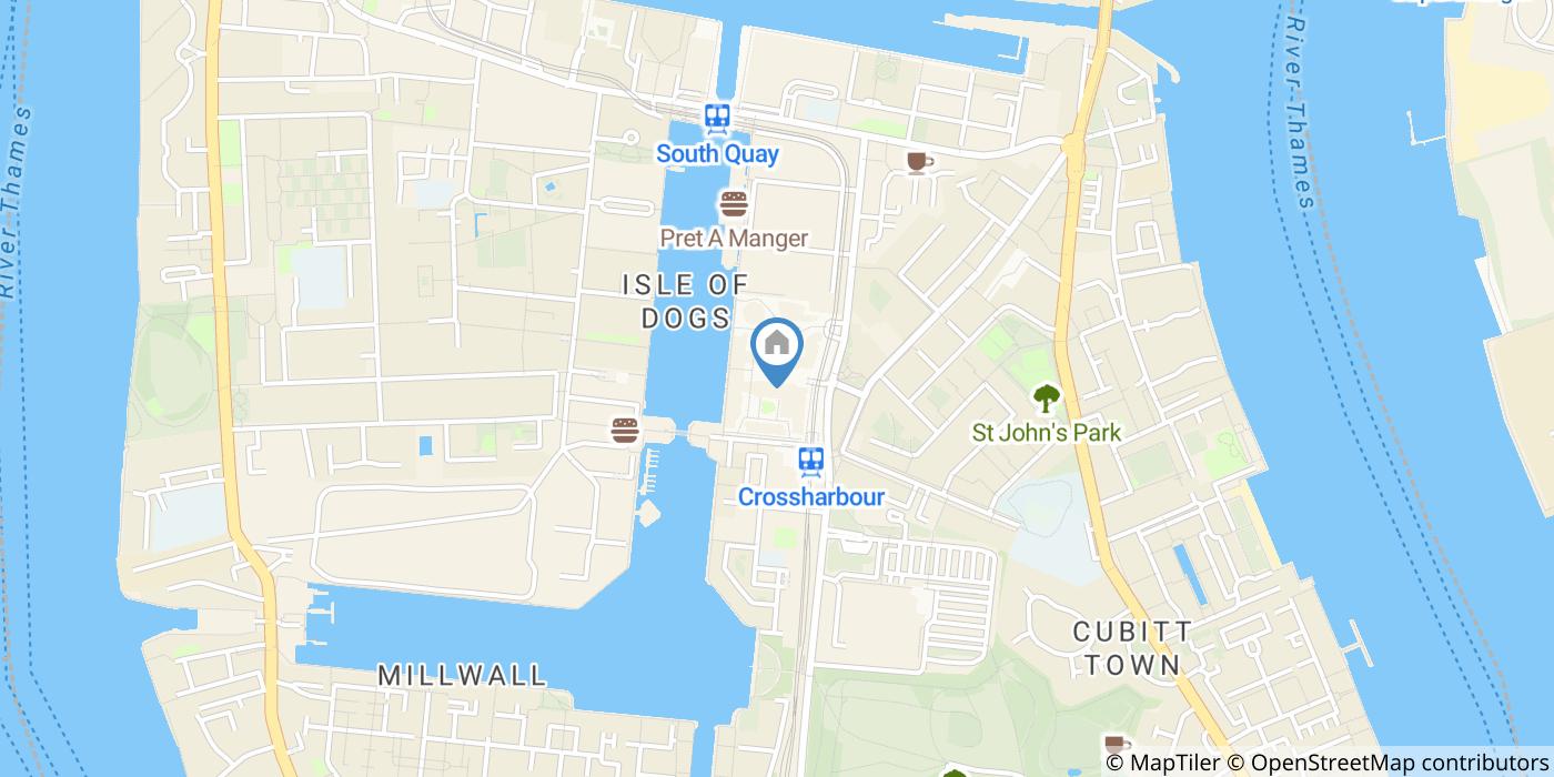 3 Bed Flat, Baltimore Wharf, E14