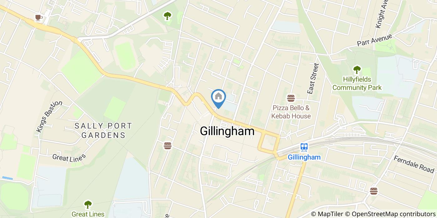 1 Bed Flat, Grand Court, ME7