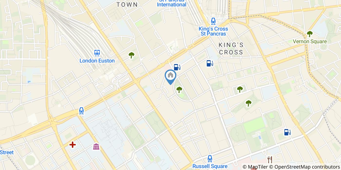 Studio Flat, Bloomsbury, WC1H