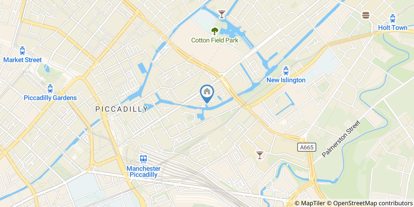 Studio Flat, William Jessop Court, M1