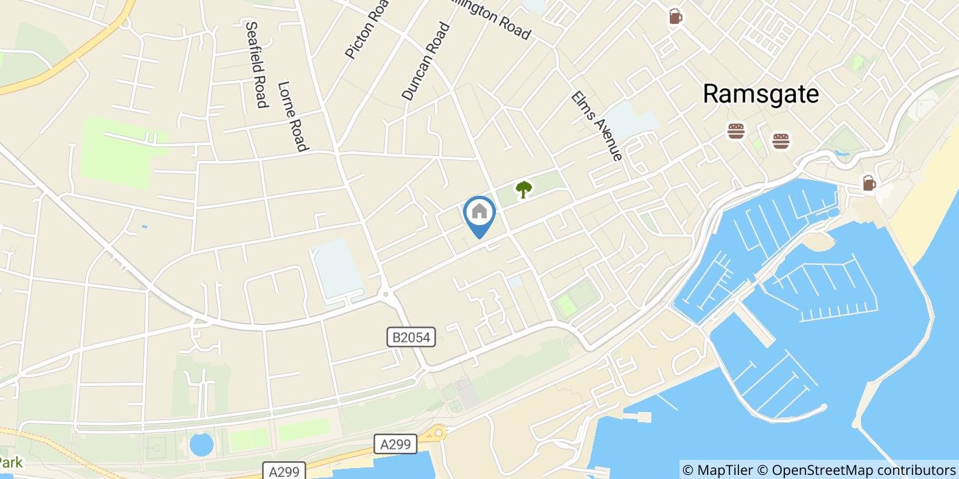 1 Bed Flat, West Cliff Road, CT11